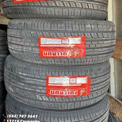 215/55ZR17 Fullrun New Set of Tires Installed and Balanced Set de Llantas Nuevas Instaladas y Balanceadas
