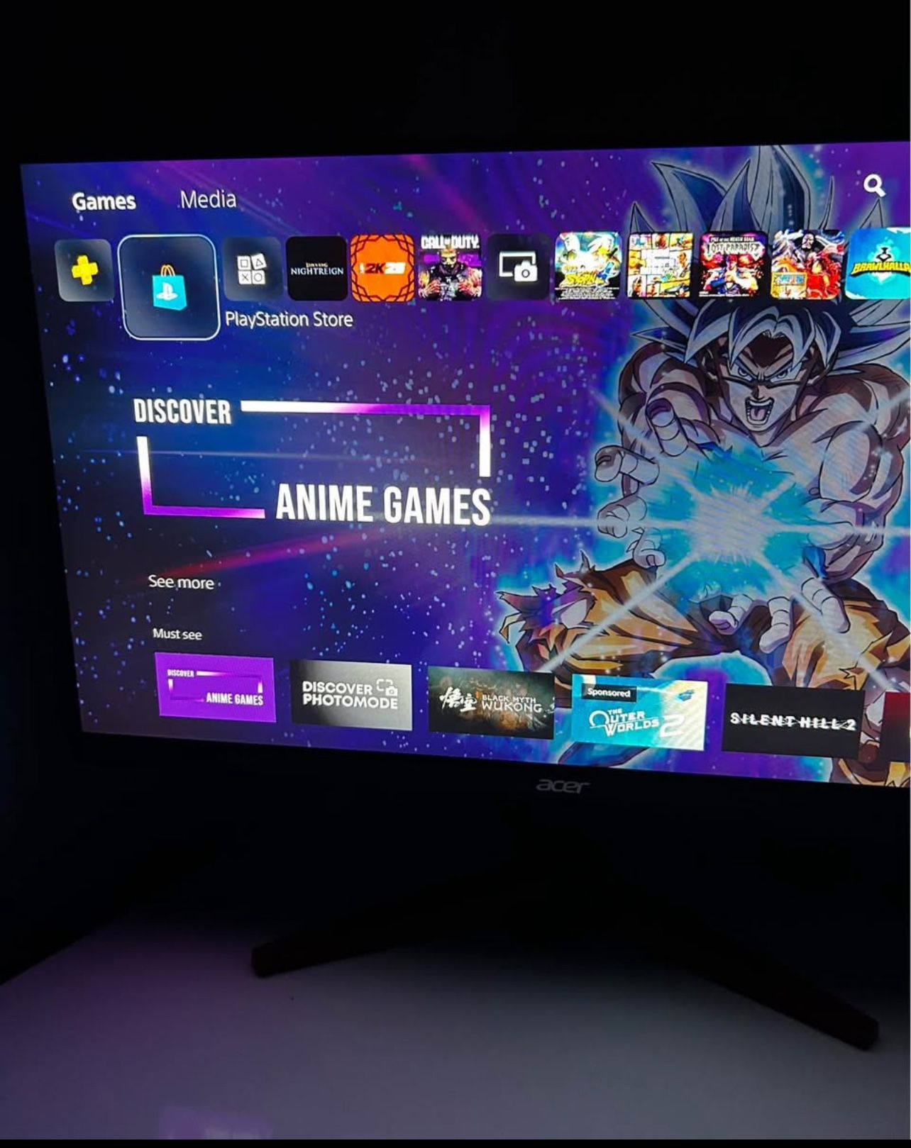 240hz Acer monitor 27 inch 1080p