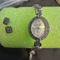 Vanity Fair Watch And Earrings
