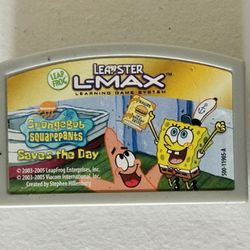 Leapster Multimedia Learning System L Max SpongeBob Squarepants Saves The Day Video Game Cartridge