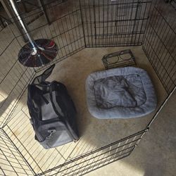 Dog Cage Exercise Pen & Extra