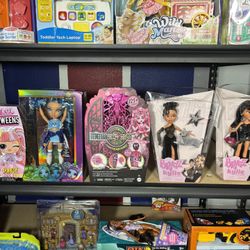 LOL,BRATZ, MONSTER HIGH, AND RAINBOW HIGH DOLLS