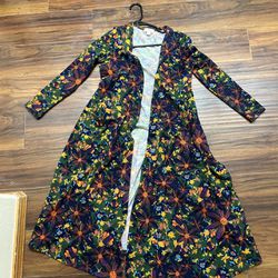 LulaRoe floral cardigan small with pockets, long sleeve