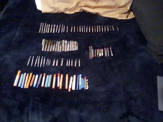 Large Mixed Lot of Drill Bits and End Mills