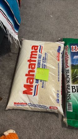 Rice and beans unopened bags