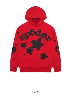 Sp5der Beluga Hoodie ‘Red/Black’