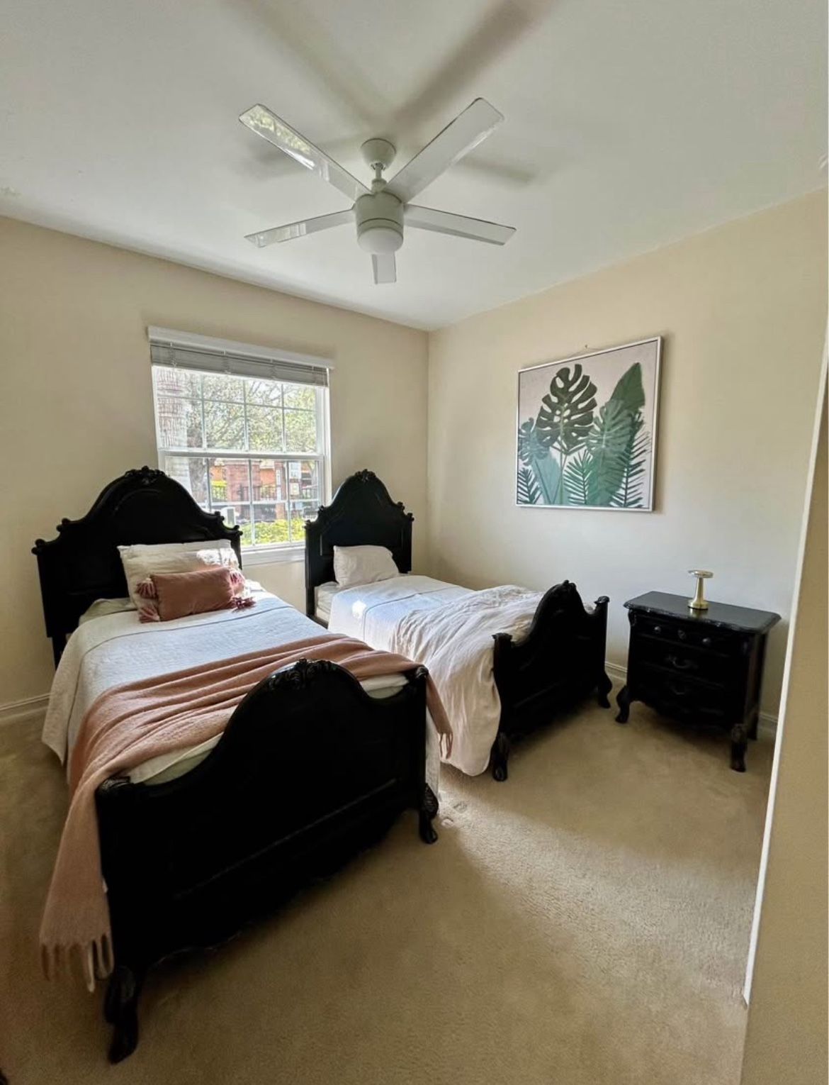 Solid Wood Twin Bed Set