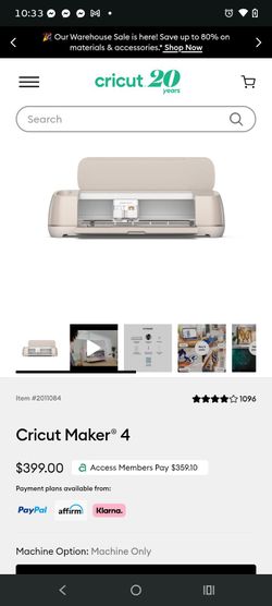 Cricut 4 champagne