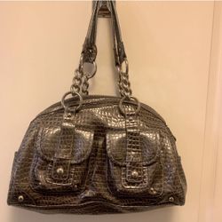 Kathy Van Zeeland Handbag Tote Women’s Handbag Croc Embossed