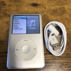 iPod Classic 6th Generation 80gb Silver #6638