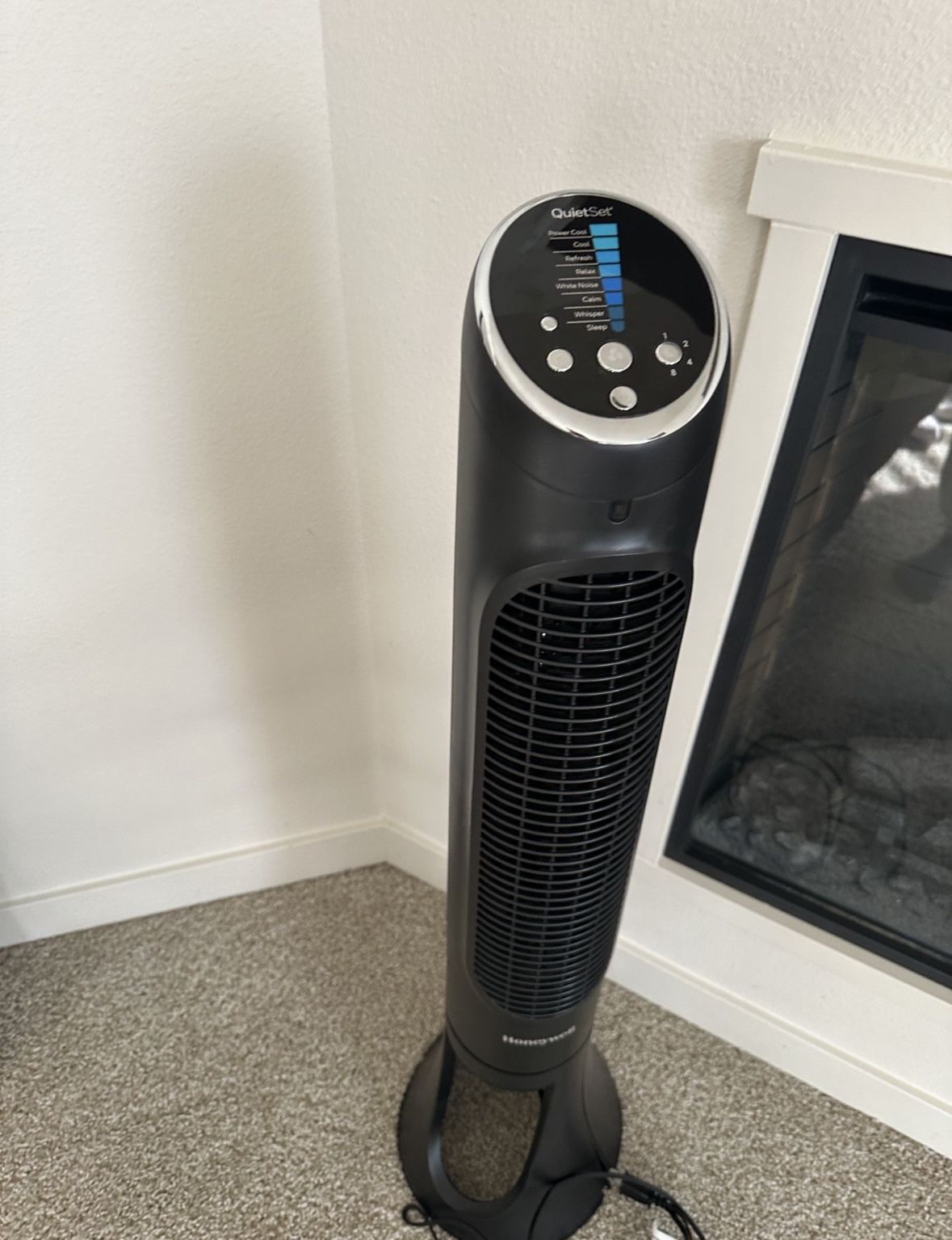 Honeywell QuietSet Whole Room Tower Fan-Black, HYF290B