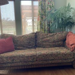 Couch And Matching chair With Ottoman. 
