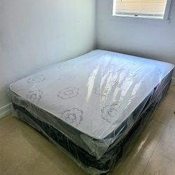 NEW FULL MATTRESS WITH BOX SPRING 🔝 ALL SIZES IN STOCK