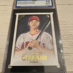 Ohtani 2018 Topps Baseball Gallery Rookie Card