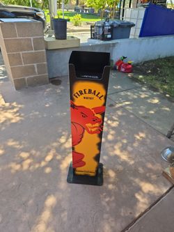 Fireball whisky display