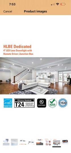 12 pack canless LED recessed lighting 4 inch