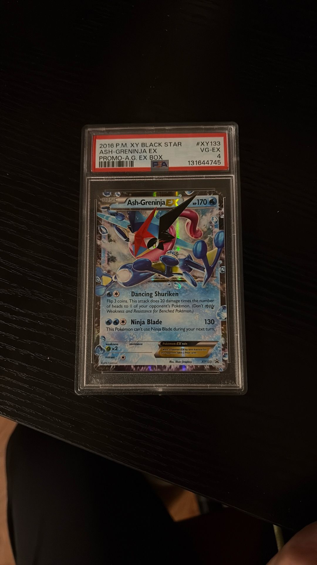 Ash-Greninja PSA 4 Card