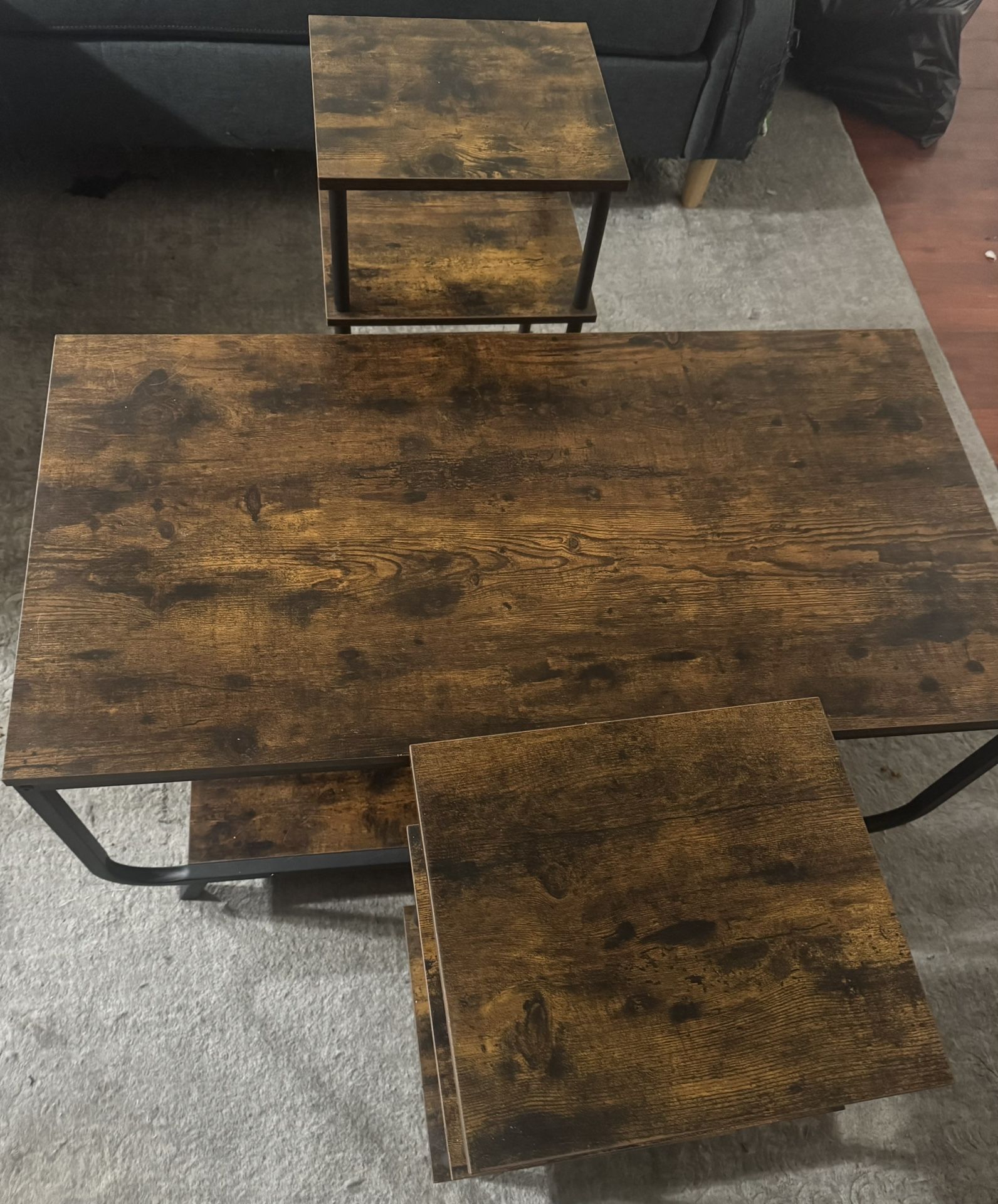 Coffee Table And 2 End Tables 