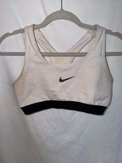 Women’s Nike Sports Bra, White, Racerback, Small