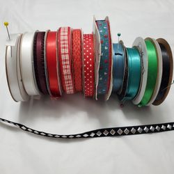 3/8 Inches Wide Solid Grosgrain Ribbon By the Yard GRAB BAG Mix Color USA SELLER