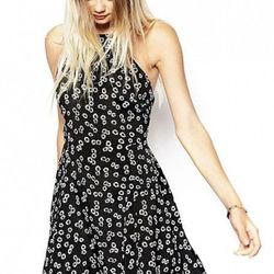 ASOS printed flower dress.