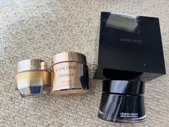 Empty Luxury Skincare Jars - Cle de Peau / Lancome / Armani