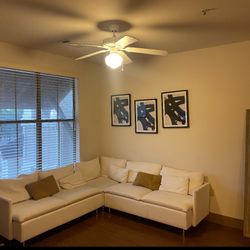 Moving Deal! Beige Sectional Couch 