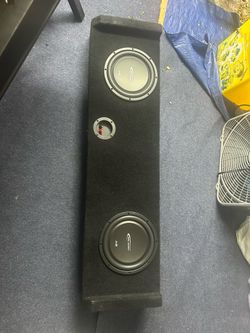 Dual ARC Audio Subwoofer Box / Car Audio Bass Speaker Enclosure
