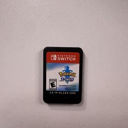 Pokémon Sword In tacked Nintendo game card