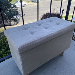 Grey Ottoman 