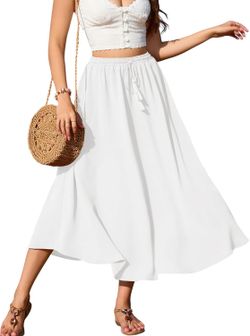 White Flowy Maxi Dress