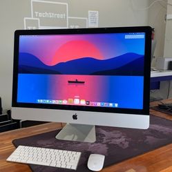 Apple Imac 27” 2017 with Wireless Keyboard and Mouse 4GB VRAM 3.4Ghz 16GB RAM SSD!!