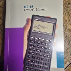 HP 48 owner's manual and
Quick reference guide