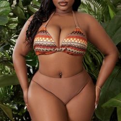 Plus Size Bikini Set