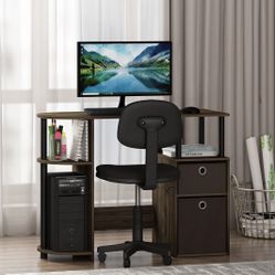 Study Desk With Bin Storage