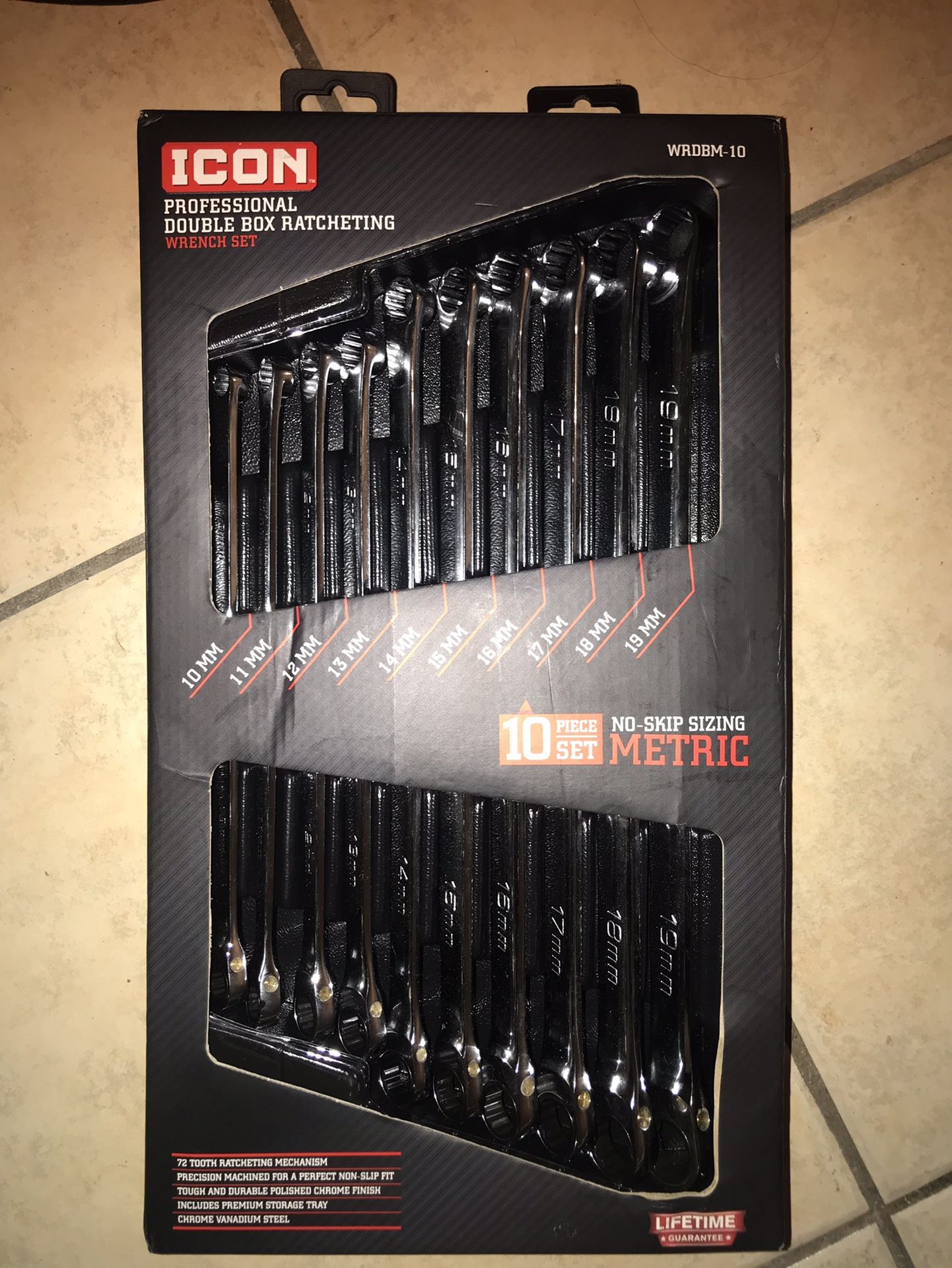ICON PROFESSIONAL DOUBLE BOX RATCHETING