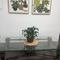 Vintage Hand Carved Coffee Table