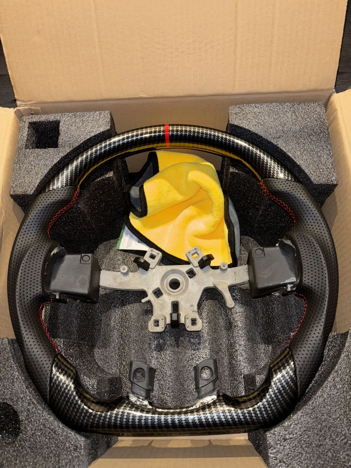 Carbon Fiber RAM 1500 Stering Wheel