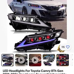 2023 Toyota Camry Parts Headlights Taillights Wheels 