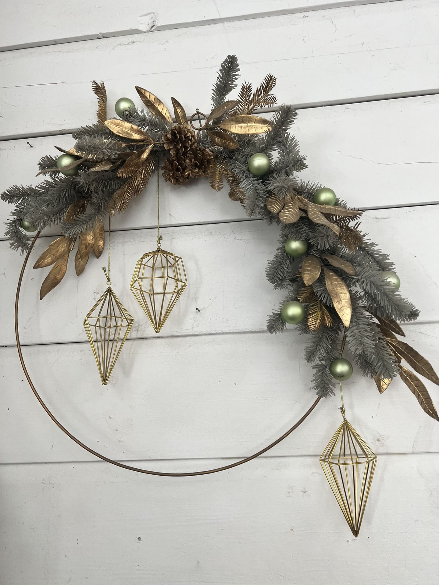 Gold Frame Wreath
