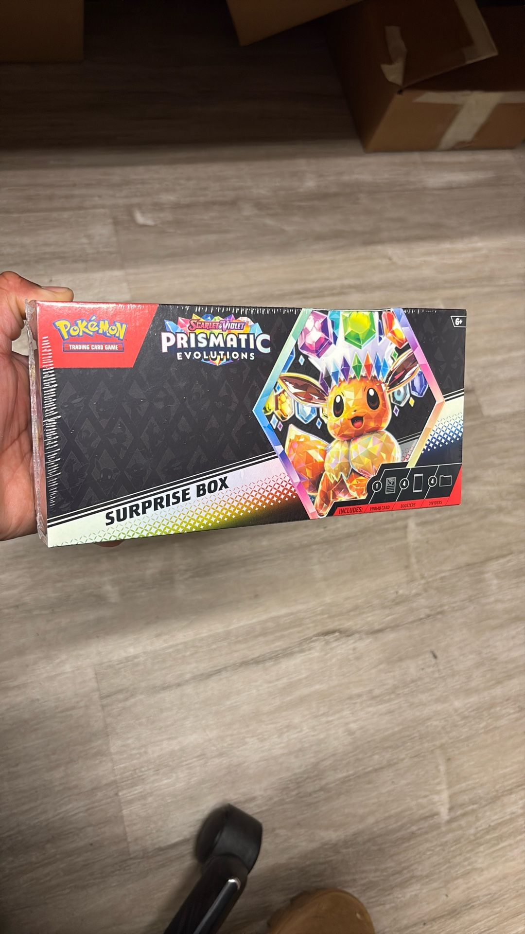 Prismatic Evolutions Surprise Box