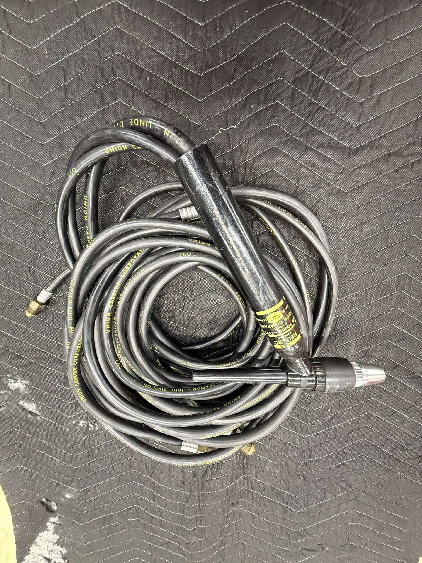 Linde 500 Amp Tig Torch And Hoses