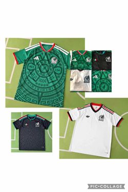 Mexico Soccer jerseys jersey kids and adults 3x120$ 2 x 90$ 1 x50$ Mexico and USA small to 6xl read the description  Size 6xl slim fit is 65$ each  Sl