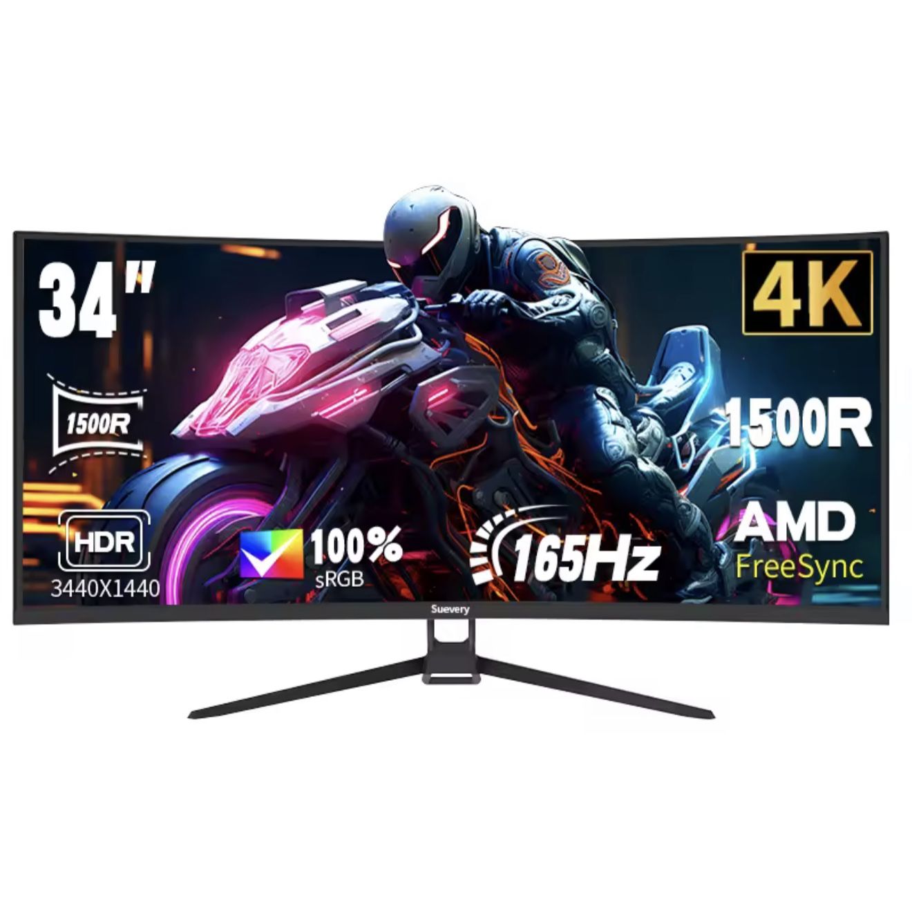 TITAN ARMY 23.6 inch 1500R curvature 180 HZ High refresh rate 1MS Game monitor HDR10 screen