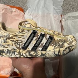 Size 8 Hellstar Adidas Superstars