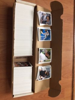 About 400 baseball cards