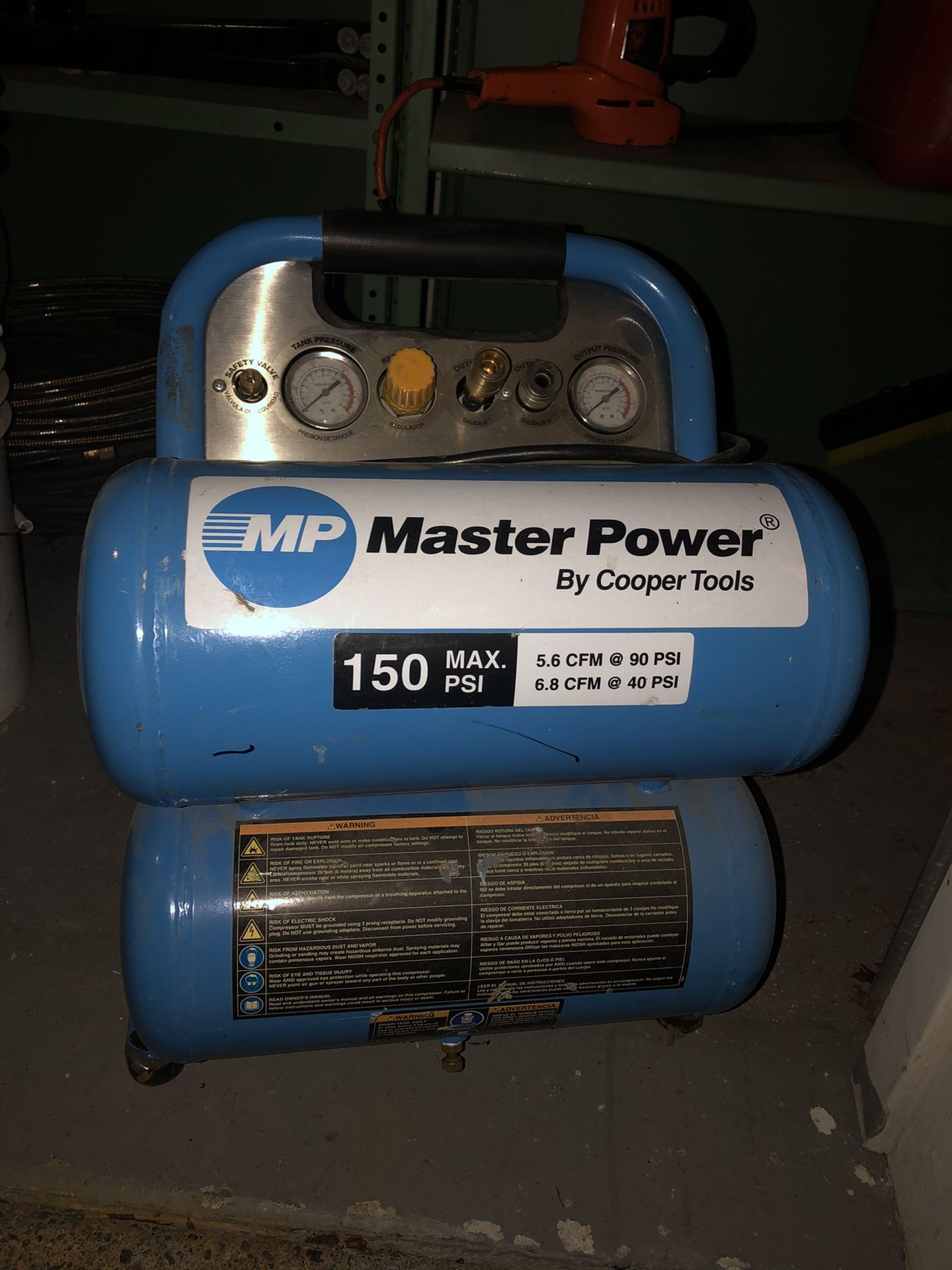 Portable Air Compressor By Cooper Tools