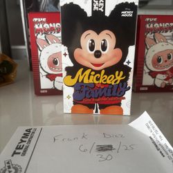 Mickey Family Keychain Brand New