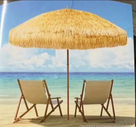 8F-T Patio Tiki Umbrella new $50 firm