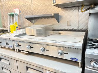 Cool rite 4feet commercial countertop flat griddle